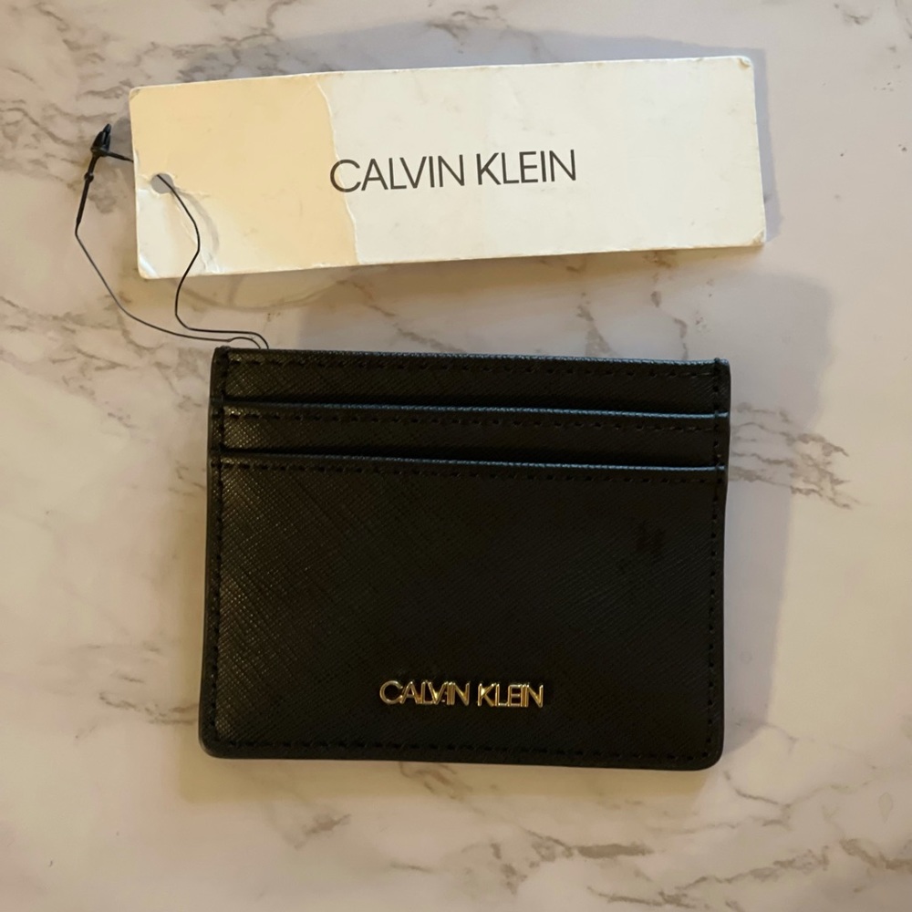 Calvin Klein Saffiano Leather Card Case